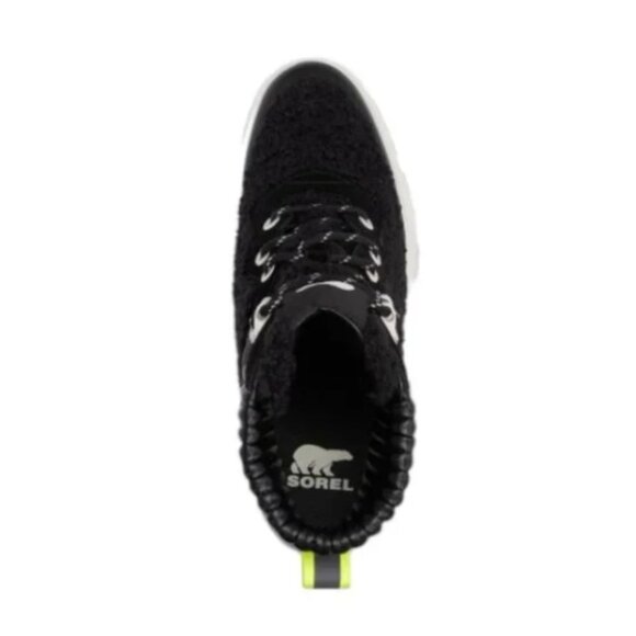 Sorel Women's Brex Heel Cozy Lace Booties Boots 9 Black Sea Salt GIFT NEW - Picture 5 of 9